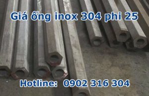 giá ống inox 304 phi 25