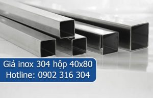 giá inox 304 hộp 40x80