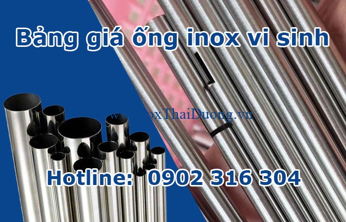 bảng giá ống inox vi sinh