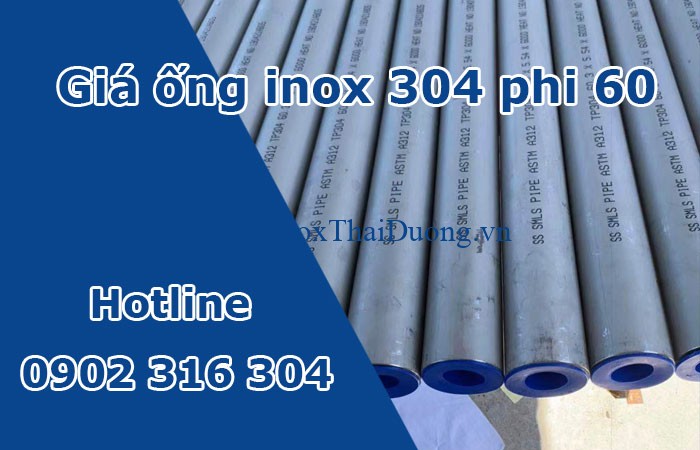 giá ống inox 304 phi 60