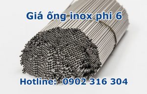 giá ống inox phi 6