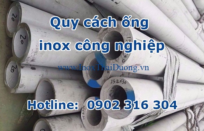 quy cách ống inox công nghiệp