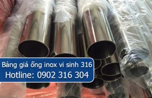 bảng giá ống inox vi sinh 316