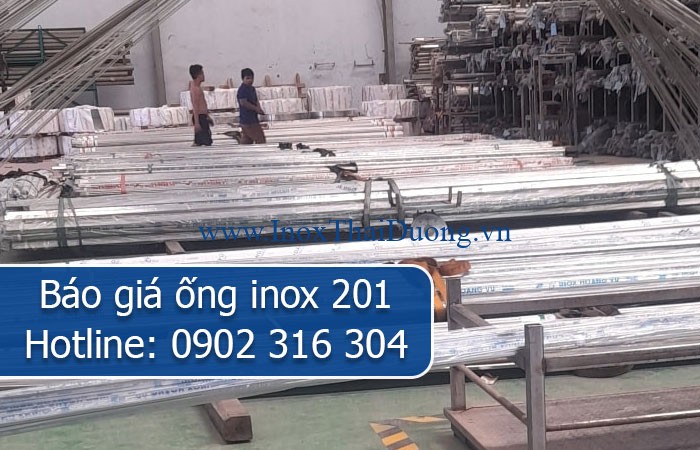 báo giá ống inox 201