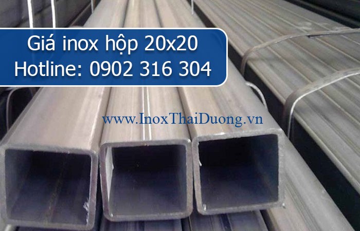 giá inox hộp 20x20