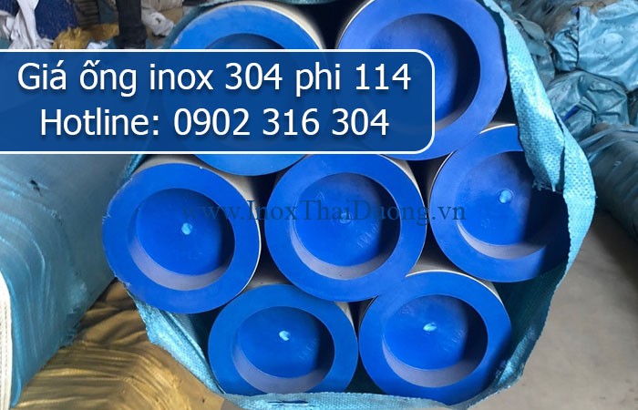giá ống inox 304 phi 114