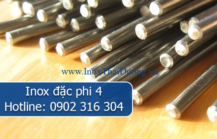 inox đặc phi 4