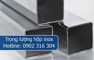 trọng lượng hộp inox