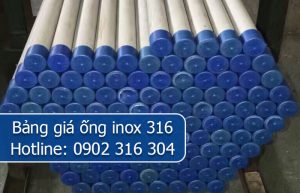 bảng giá ống inox 316