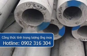 công thức tính trọng lượng ống inox