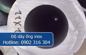 độ dày ống inox