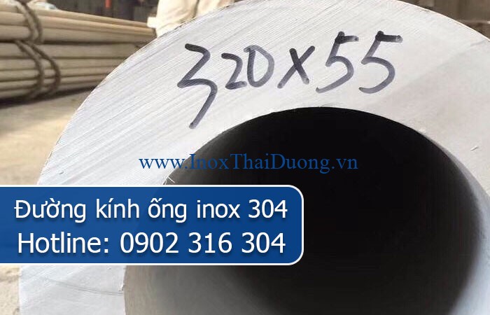 đường kính ống inox 304