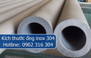 kích thước ống inox 304