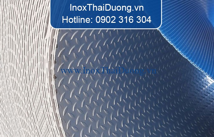 tấm inox dập gân